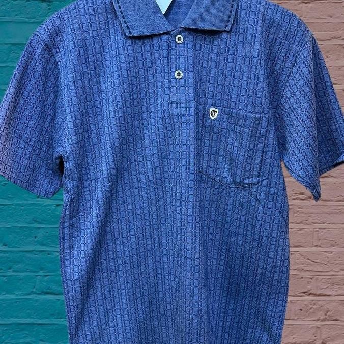 Murah Polo Motif Krah Kantong Kaos Kerah Katun Pria Atasan Kaos Polo Basic 2Xl Kaospolo Ce
