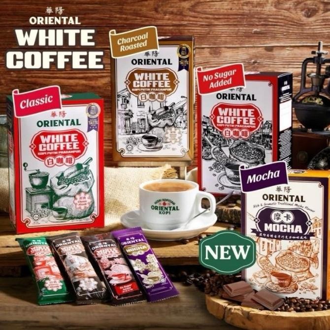 

/////] ORIENTAL KOPI WHITE COFFEE MALAYSIA [1 Box isi 10 Sachets]