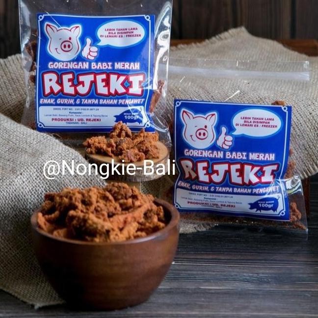 

Kualitas terbaik] Gorengan Babi Merah Rejeki 100gr