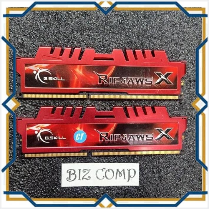 [biz] g.skill ripjaws x 8gb (2x4gb) ddr3 1600 pc3 12800 1 set ram gaming