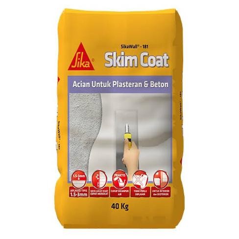 Promo Sika acian 181 skim coat 40kg COD