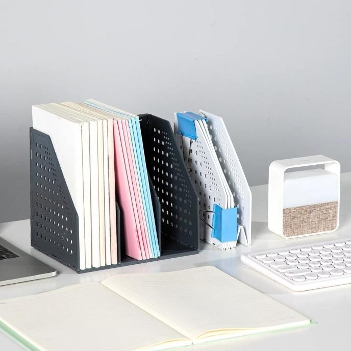 File box dokumen Rak buku Desk organizer box File organizer LN