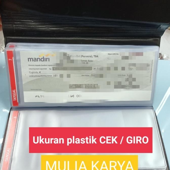 

Cheque Giro Keeper Tanggal 1 sd 31 / Map Cek Giro C-016
