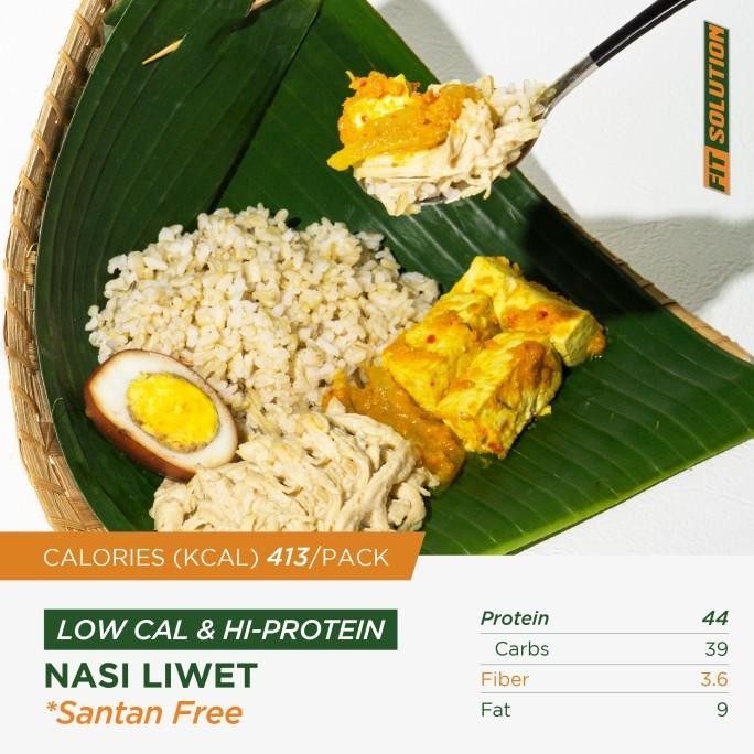 

(Good) LOW CAL Nasi Liwet *Santan Free High Protein Prep Meal Catering Diet