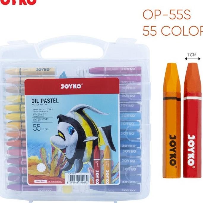 

Crayon Joyko 55 Warna / (1Pak)