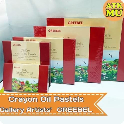 

Baru Crayon Oil Pastels Artist 12 - Artist 24 - Artist 36 Greebel Premium