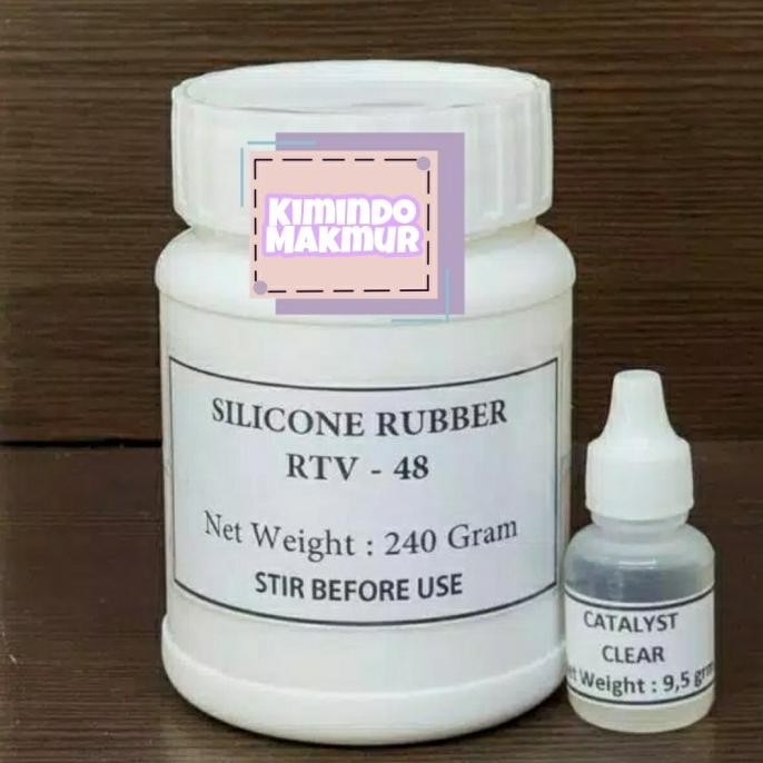 

Promo Silicon Rubber RTV48 netto 240gram Silicon Resin Moulding Resin COD