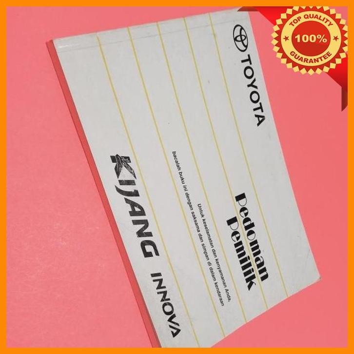 [PLA] BUKU MANUAL PEDOMAN PETUNJUK MANUAL BOOK INNOVA ORIGINAL