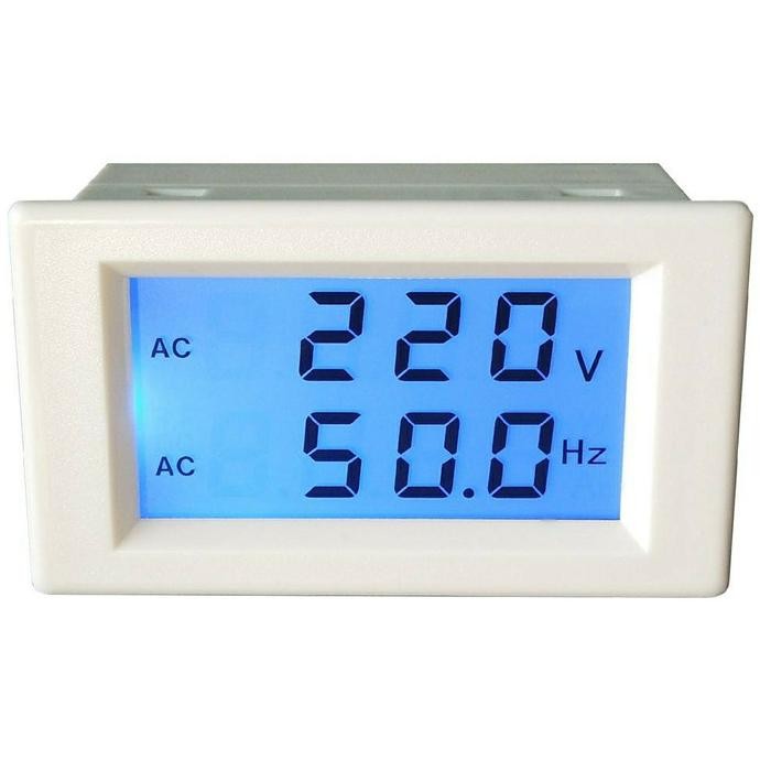 voltmeter + hz meter / voltmeter + frequency meter ac digital