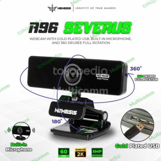 Webcam Nyk Nemesis A96 Severus Hd New Stok