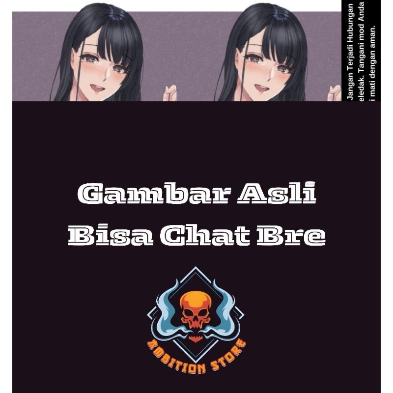 

*PromoGet2* Ambitionstore Stiker Wrap Baterai 18650 Anime Waifu V2 Pelindung Dan Penghias Untuk Segala Merek 9 Stiker Garskin HP/Case Custom COD