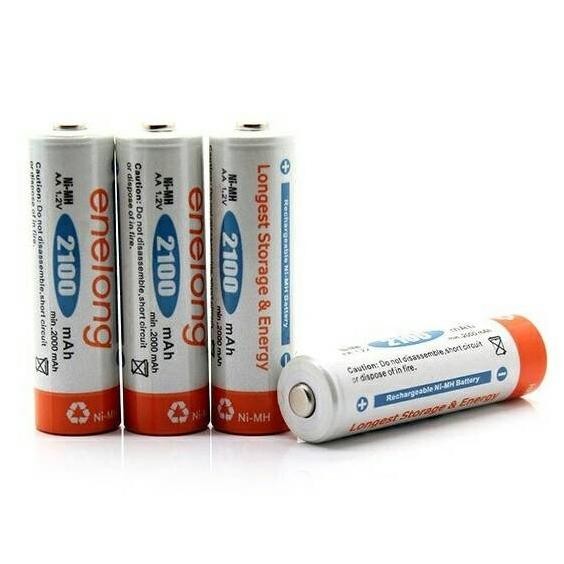 Enelong Battery Aa Rechargeable Ni-Mh 2100Mah (4Pcs) - Enelong