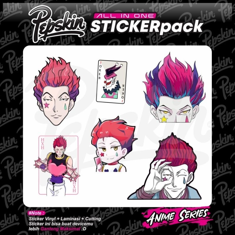 

*PromoGet2* Pack All In One Hxh Hisoka Stiker Garskin HP/Case Custom Dan COD