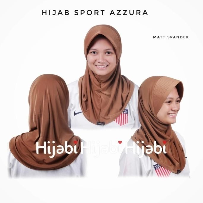 (Good) Jilbab Instan Hijab Sport Azzura Kerudung Olahraga