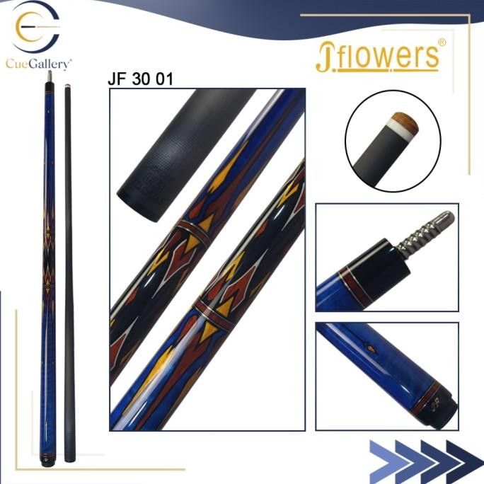 Murah JFlowers JF30-01F Stick Billiard Carbon Low Deflection JFS Non COD