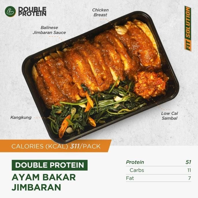 

(Good) DOUBLE PROTEIN Ayam Bakar Jimbaran (51Gr Protein) Healthy Diet Meal