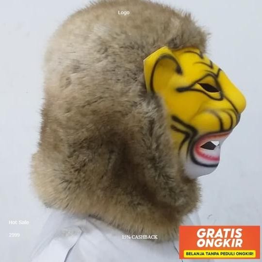 Topeng Singa Anak Dewasa /Topeng Harimau Macan Cod
