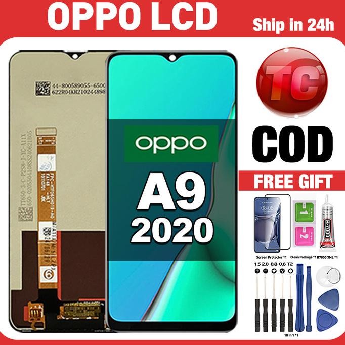 Original Lcd OPPO A9 2020 fullset ori asli Layar hp touchscreen Sentuh Versi Tinggi COD SAMD