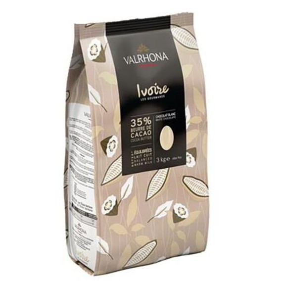 

NEW Valrhona Ivoire 35% white chocolate 250 gram