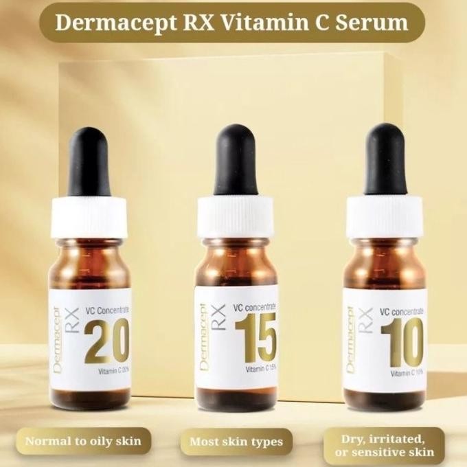 TERLARIS - Dermacept Rx VC Concentrate 10% & 15% - serum Vitamin C - vit C