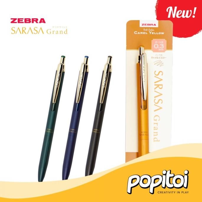 

Zebra Sarasa Grand Vintage 0.3 0.5 Mm Retro Color Gel Pen Pulpen Bolpoin Luxury