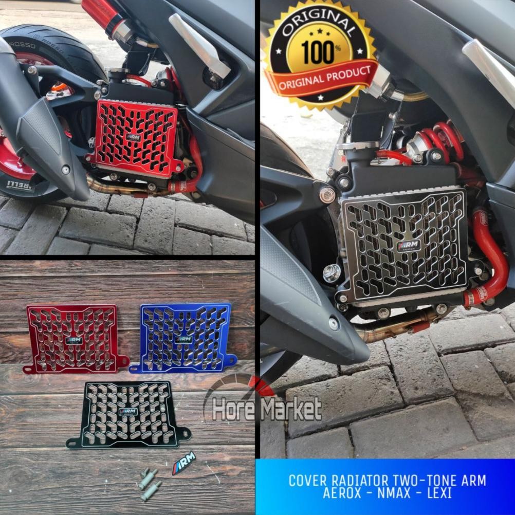 Tutup Cover Radiator Aerox 155 Nmax 150 155 Old New Lexi 125 Arm Full Cnc New 2015 2016 2017 2018 20