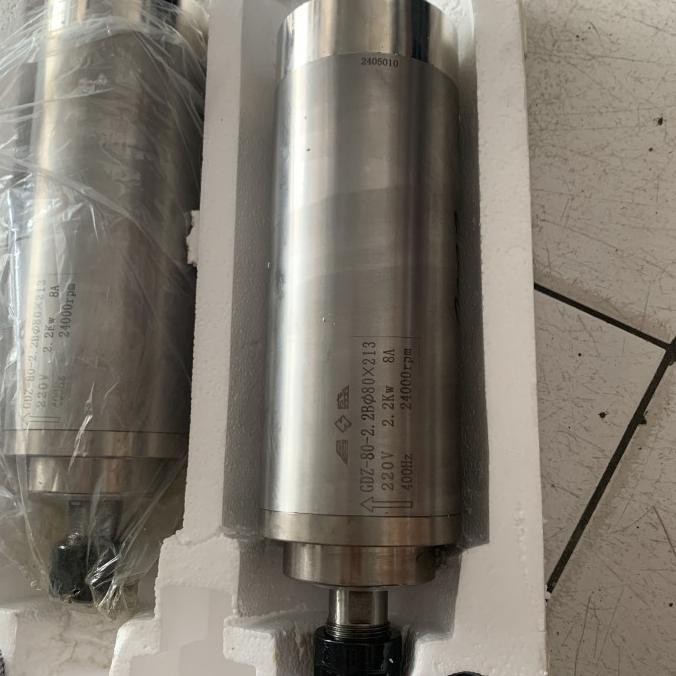 Water cooled high speed spindle motor 2.2KW 24000rpm new 2.2 kw