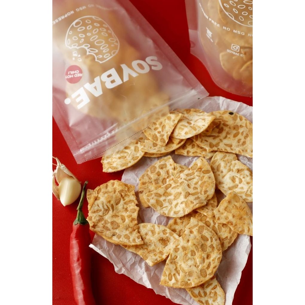 

(Good) Keripik Tempe / Red Hot Spicy - isi 5 packs / SOYBAE Spicy