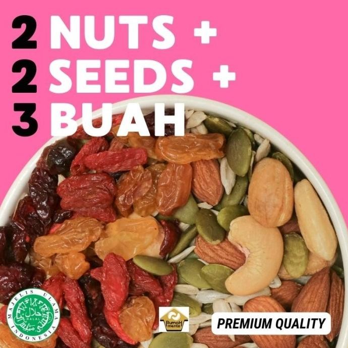 

(Good) TRAILMIX 7 SUPERFOOD 500GR KACANG MEDE ALMOND SUNFLOWER PUMPKIN GOJI