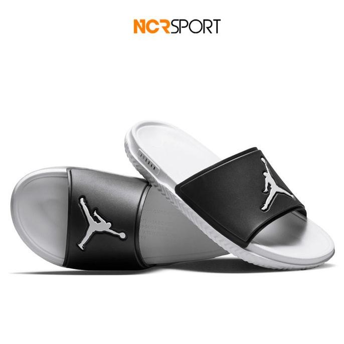 Sandal Basket Air Jordan Jumpman Slide White Black Original Fq1598-010 Co