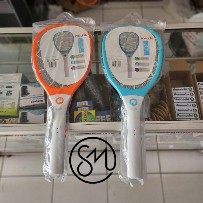 Raket Nyamuk Tofuda TFD-606 Rechargeable cas senter