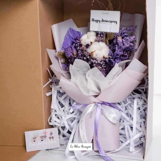 Dried Flower Bouquet | Le Bliss Bouquet Signature | Kado Bunga Asli Terlaris
