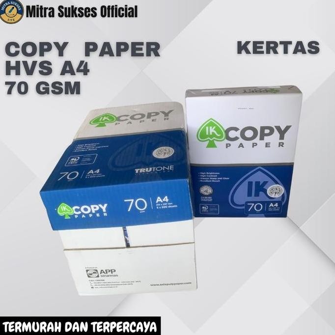 

NEW KERTAS HVS A4 COPY PAPER 70 GR [1 KARTON]