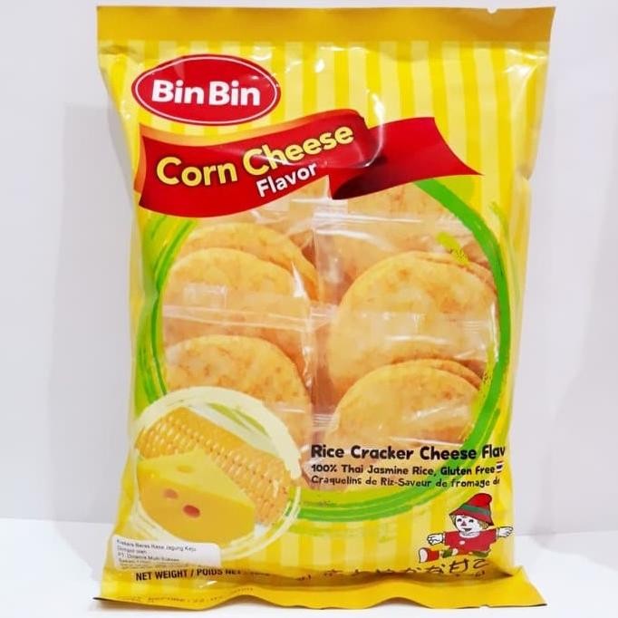 

(Good) Bin Bin Rice Cracker Corn Cheese Flavour
