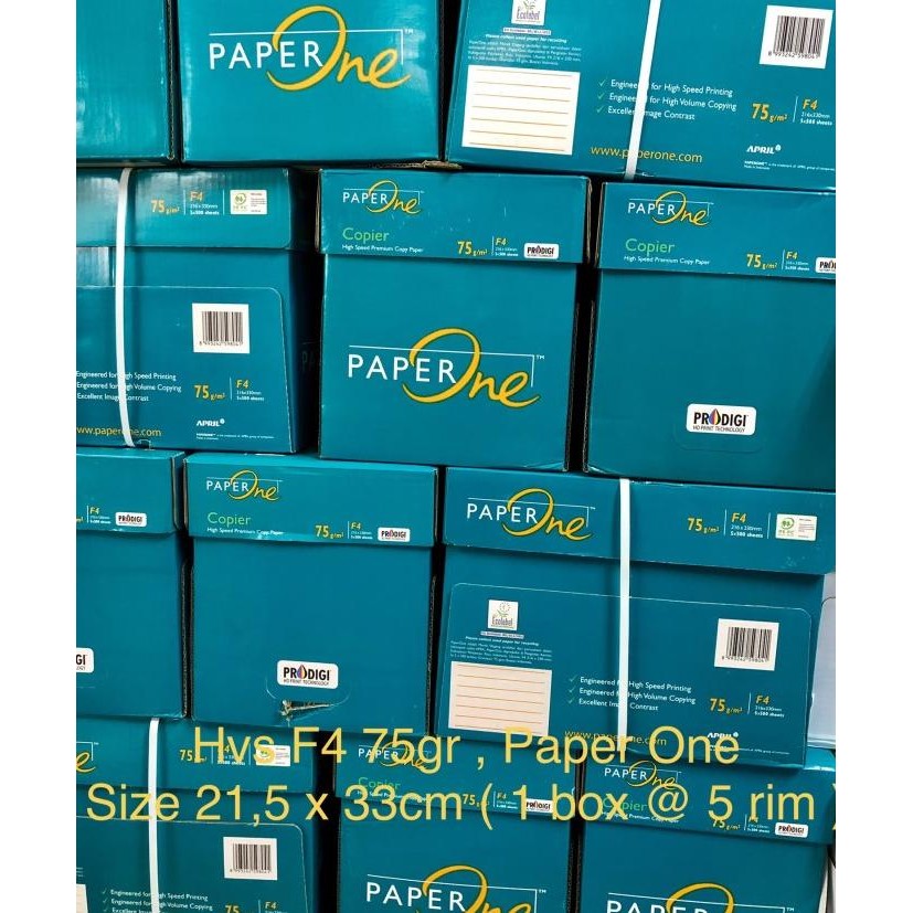 

NEW Hvs F4 75 gr , Paper One ( box )
