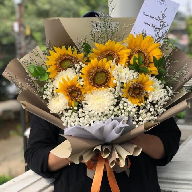 

Sunflower x chrysant medium Terlaris