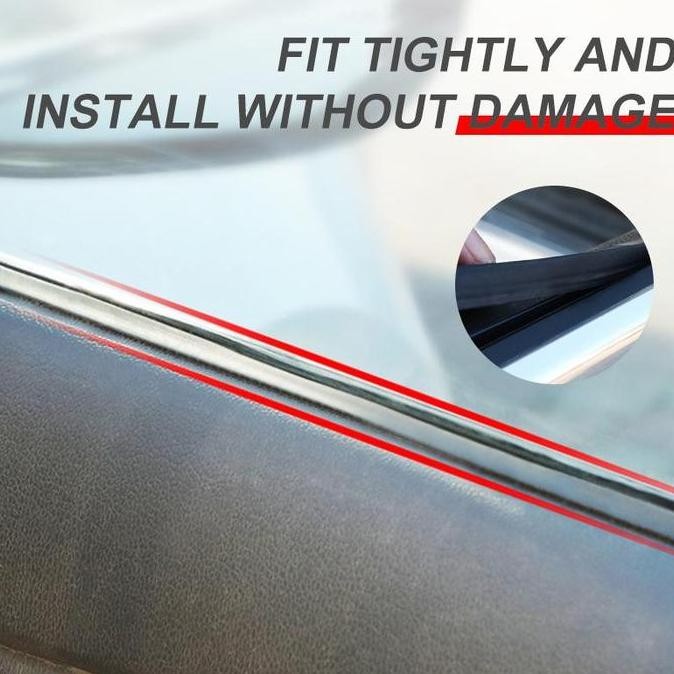 Bosjie4 Meter Karet Kaca Pintu Mobil Karet Peredam Suara Getar Kaca Mobil Pintu Mobil Weather Strip 