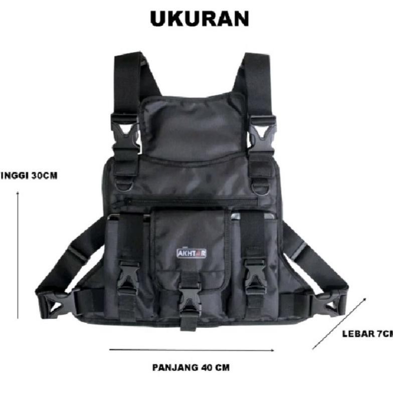 Ur37 tas dada tactical army murah akhtar tabriz distro terbaru  original kekinian tas rompi motor mu