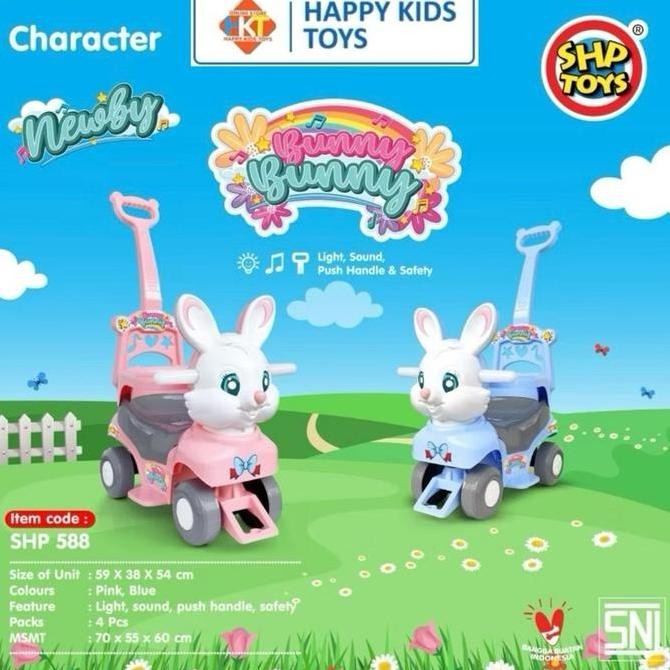 Sale Mobil Dorong Anak Shp Bb 588 Sepeda Kelinci Murah Set Hadiah Cowok Cewek Game Musikal Plastik T