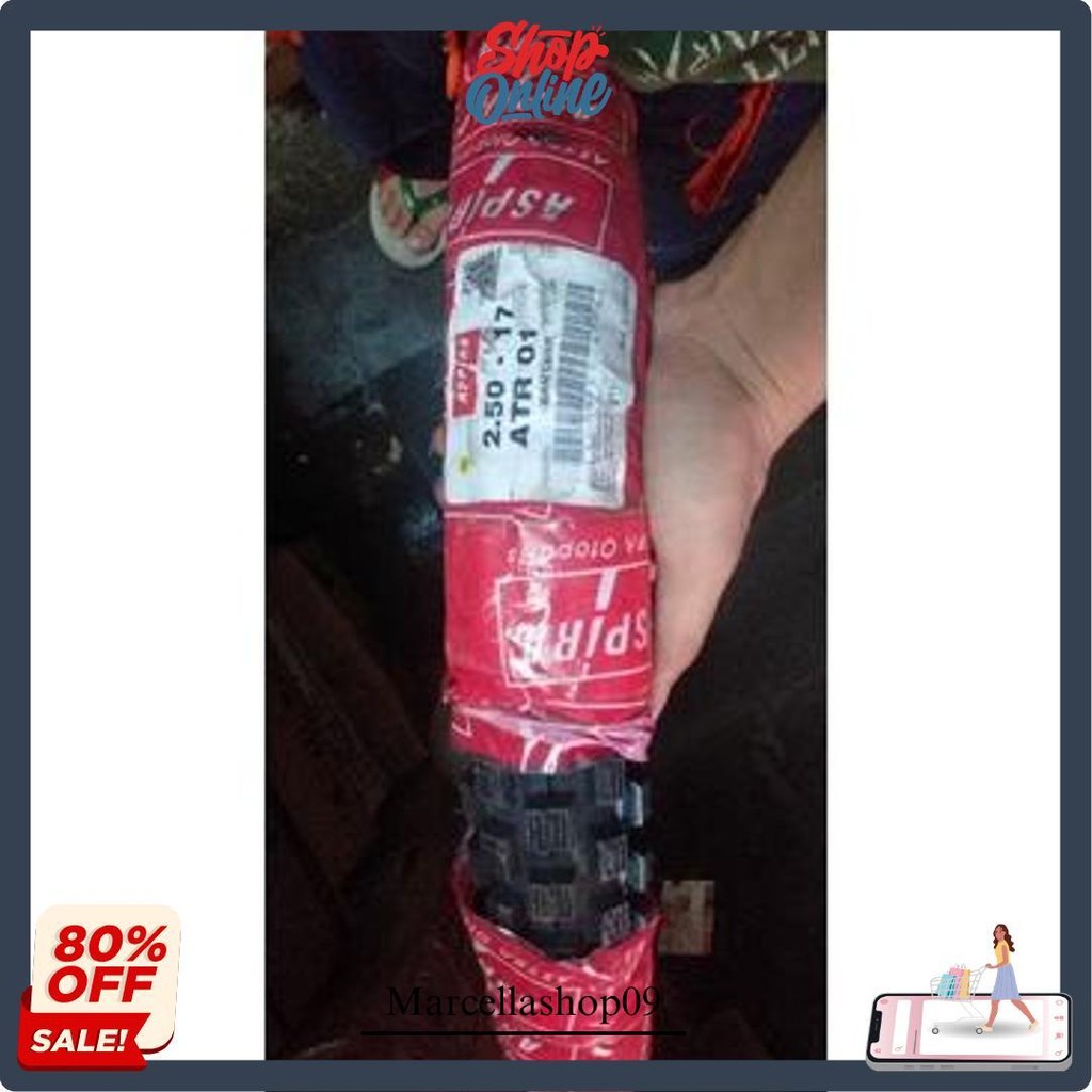 Ban Luar Trail Tril Aspira Atr01 250 Ring 17 Ban Kembang Tahu Tube Typeatr01 250 Ring 17 - Tipe Ban 