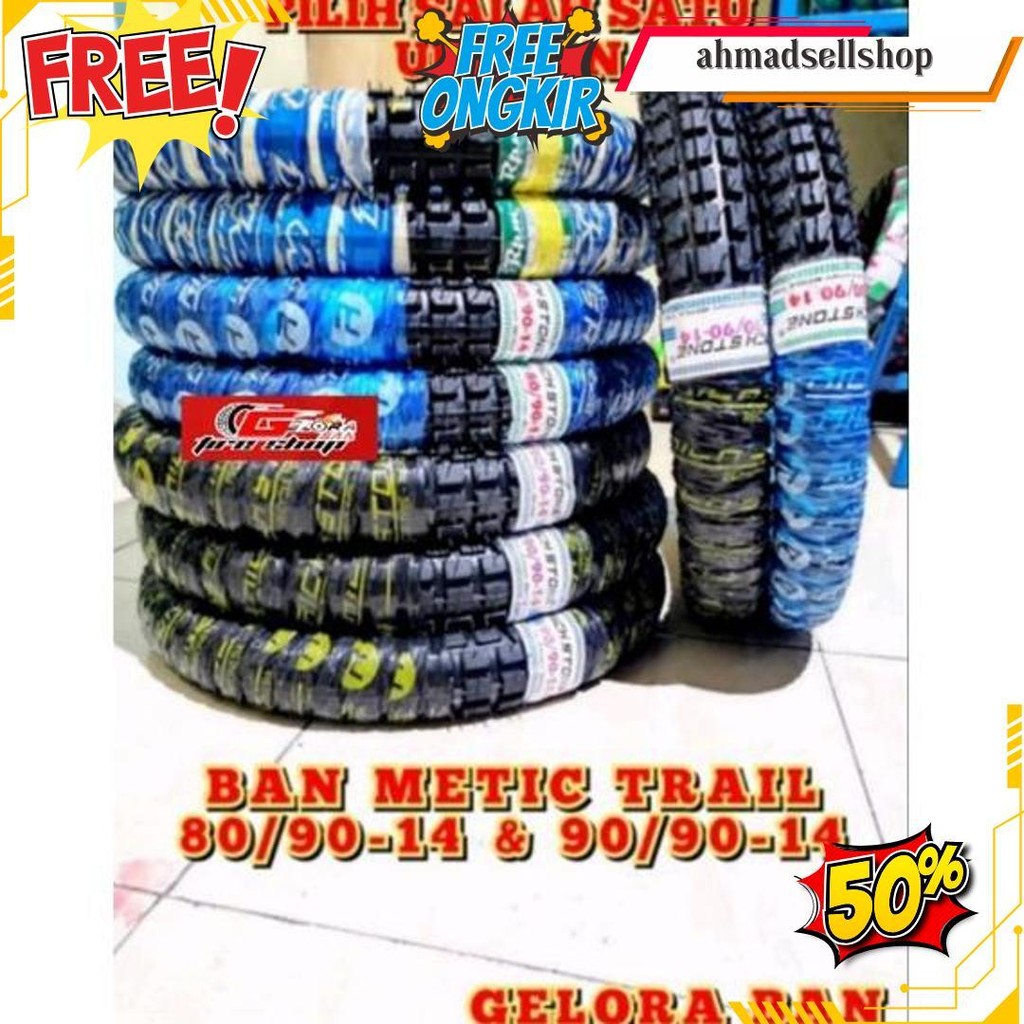 Ban Motor Matic Trail 80/90-14 Dan 90/90-14 Ban Metic Trail Tril Ban R14 Ban Vario Ban Mio Ban Bead 