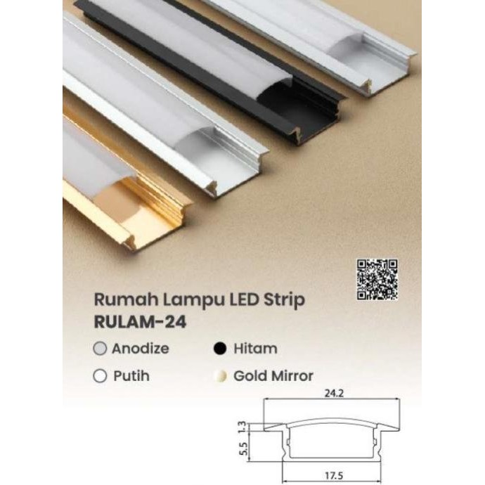 RULAM-24 HUBEN / RUMAH LAMPU LED STRIP HUBEN RULAM - 24 murah