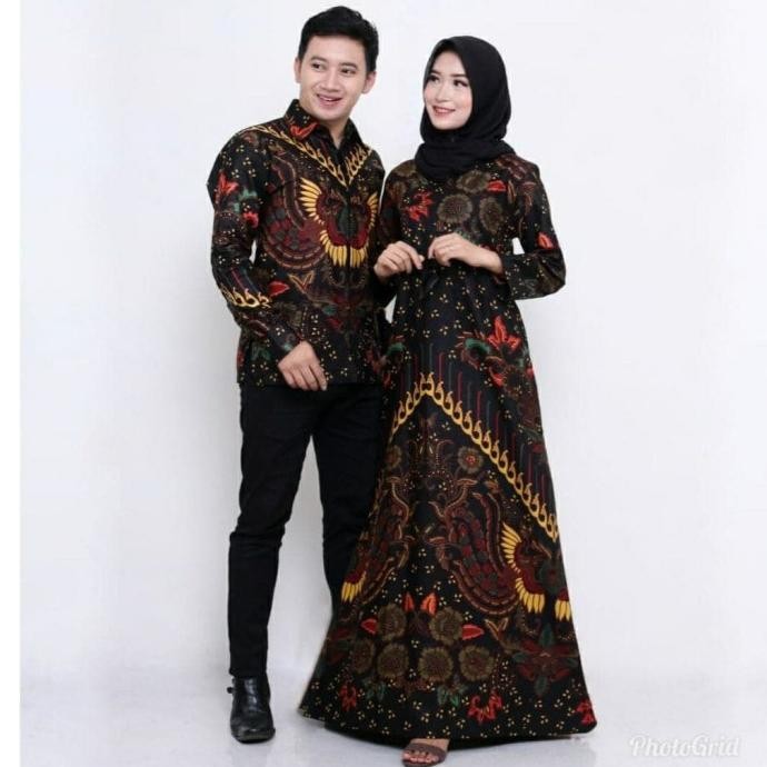 NK BATIK BAJU COUPLE GAMIS ANDARI SARIMBIT DRESS KEMEJA ZAK