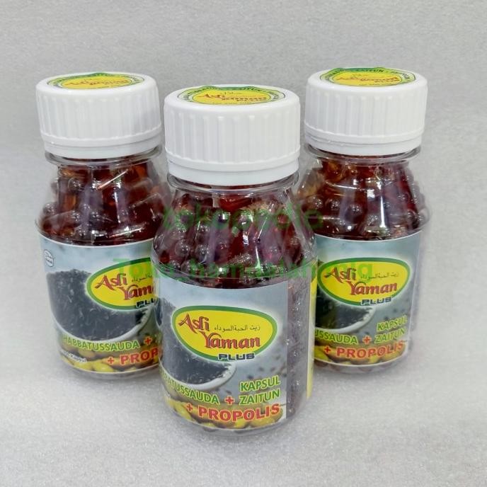

habbatussauda Asli Yaman 3 in 1 Propolis AY NUG
