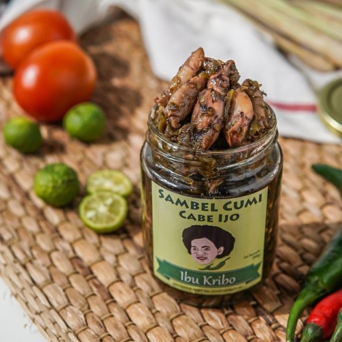 

SAMBEL CUMI CABE IJO Sambal Ibu Kribo Khas Bogor H85
