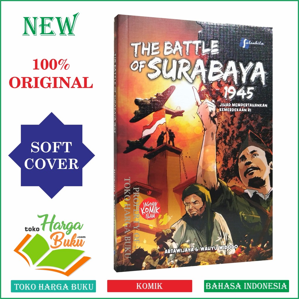 Produk unggulan Komik The Battle of Surabaya Jihad Mempertahankan Kemerdekaan RI FULL COLOR Buku Anak Islami Salsabila Al-Kautsar