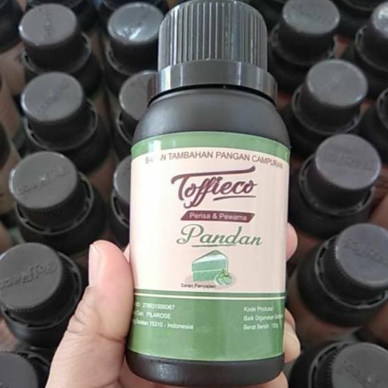 

Toffieco Peria Pewarna Pandan 100Gr