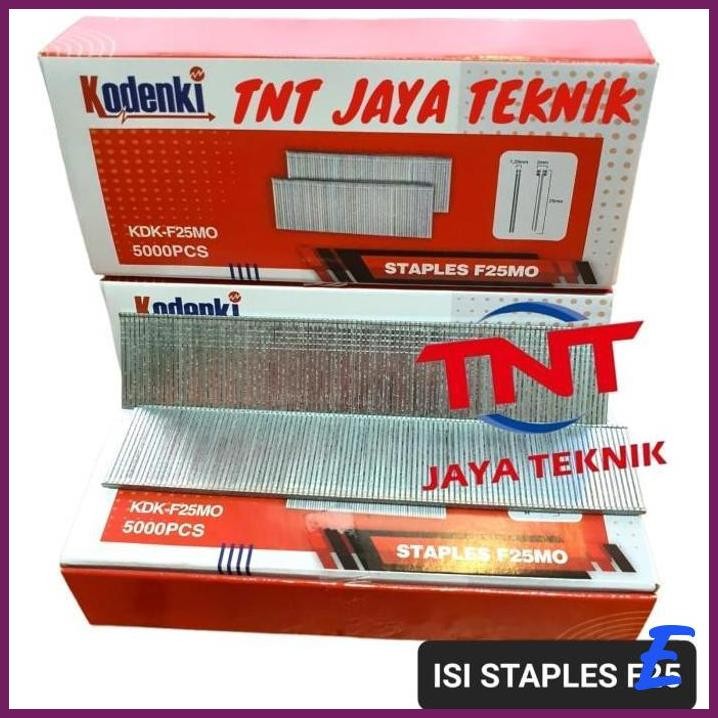 

| TTJ | ISI STAPLES ANGIN F25 LURUS / ISI STAPLES PAKU TEMBAK ANGIN LURUS F25