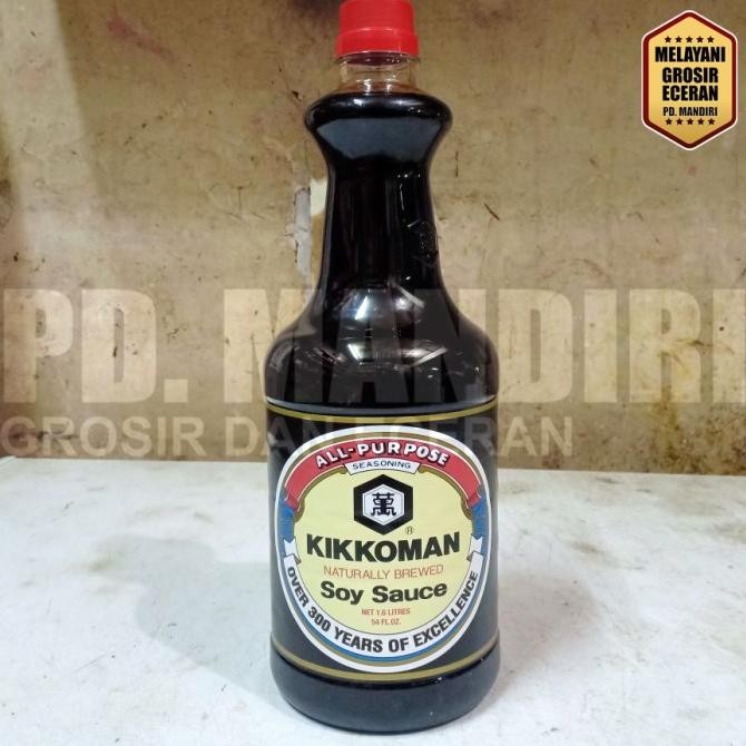 

KIKKOMAN SOY SAUCE 1,6 L / KECAP ASIN JEPANG murah