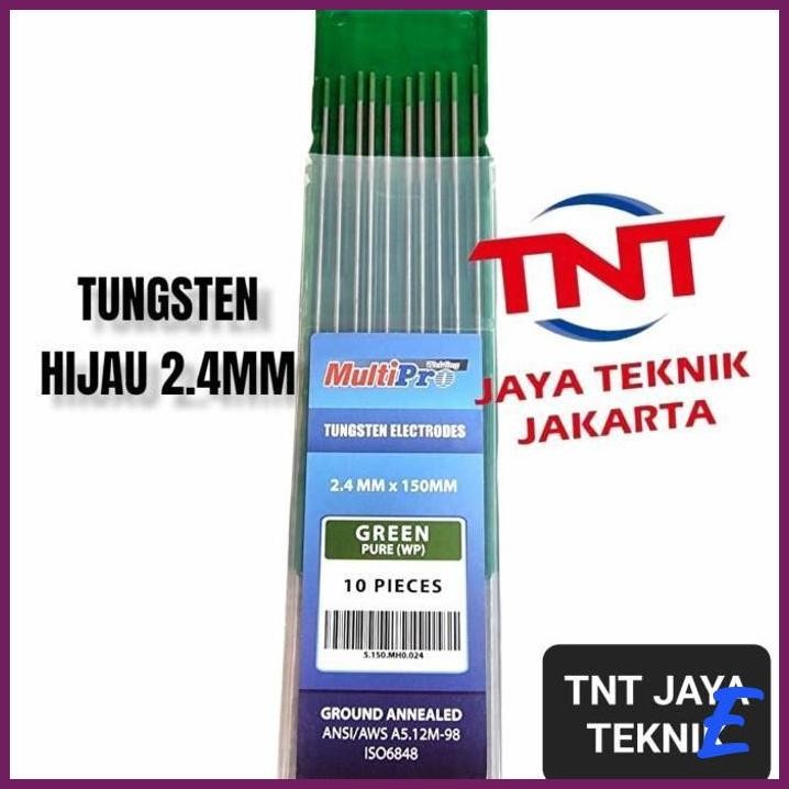 | TTJ | JARUM LAS ARGON HIJAU 2.4MM / KAWAT LAS TUNGSTEN ARGON HIJAU 2.4 MM